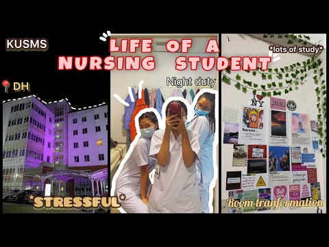 *REALISTIC* DAYS IN MY LIFE as a nursing student ⛅️ *night duty edition* |KUSMS|