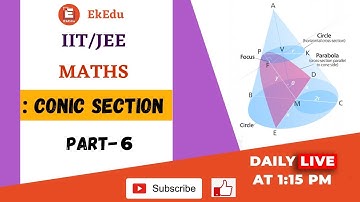 Very Imp Concepts Revision Notes Conic Section | IIT JEE 2021 | Part 6 | Maths | EkEdu