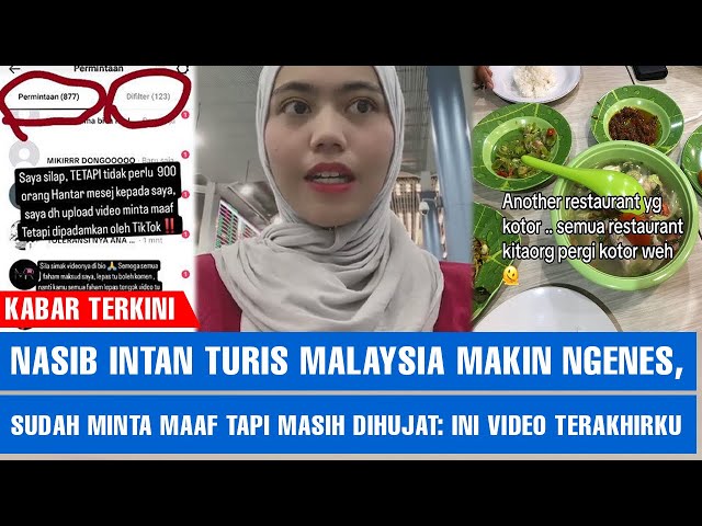 Nasib Intan Turis Malaysia Makin Ngenes, Sudah Minta Maaf tapi Masih Dihujat: Ini Video Terakhirku class=