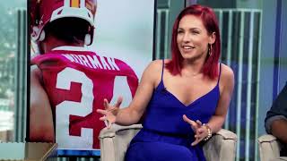 Josh Norman and Sharna Burgess from Dancing with the Stars