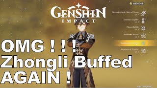 Zhongli Buffed again! Zhongli and Geo Buff overview | Genshin Impact 1 3 Geo Buff