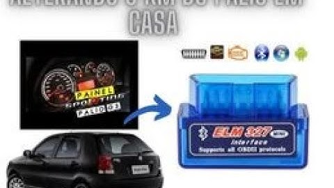 Alterando KM do Palio em casa, de forma fácil, utilizando o app AlfaOBD e OBD2 II MINI SCANNER