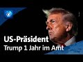 Politische und wirtschaftliche Bilanz: US-Präsident Trump 1 Jahr im Amt