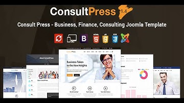 Consult Press - Finance & Consulting Business Joomla Template | Themeforest Website Templates and