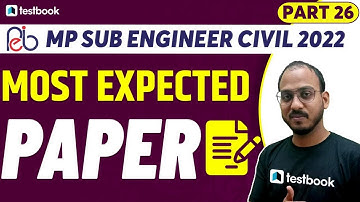 MP Sub Engineer Civil Classes 2022 | Practice Set 26 | MP Vyapam Sub Engineer Classes | Vaibhav Sir