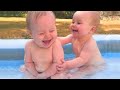 The FUNNIEST and CUTEST video you&#39;ll see today! - TWIN BABIES Adorable Moments