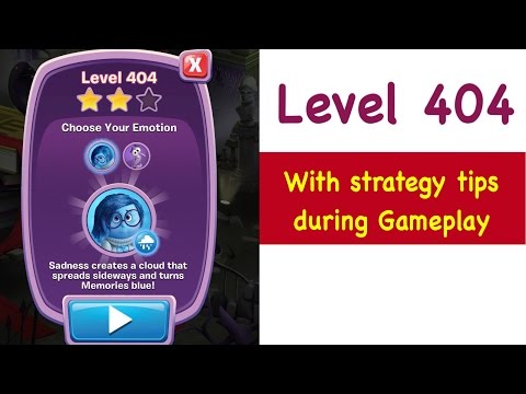 Inside Out Thought Bubbles Level 404 Tips and Strategy Gameplay Walkthrough