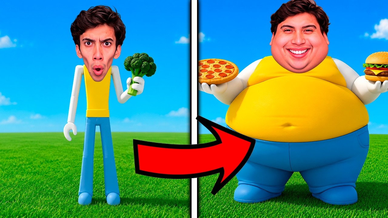 CADA CLICK SOY MAS GORDO EN ROBLOX!🍔