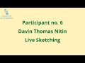 Show Your Talent- Davin Thomas Nitin | Live Sketch | AI Champs