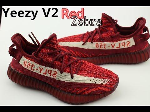 First Look Yeezy V2 Red Zebra HD review 