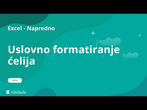 Video: Kako uvjetno formatirati u excelu?