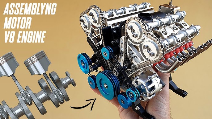 TECHING Metal Engine Model Kit That Works - Build Your Own Engines