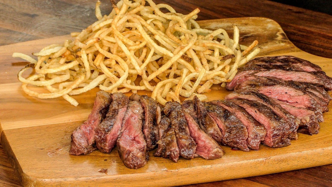 Argentine Grilled Steak Frites Recipe How to Grill Skirt Steak