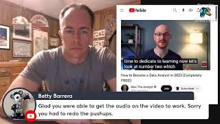 Alex Freberg FREE Data Analytics Boot Camp Pushup Challenge #2