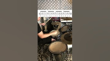 Rudiment Groove no. 31 - Paradiddle - #Shorts