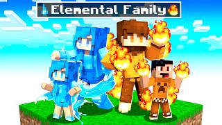 Having an ELEMENTAL FAMILY in Minecraft!
