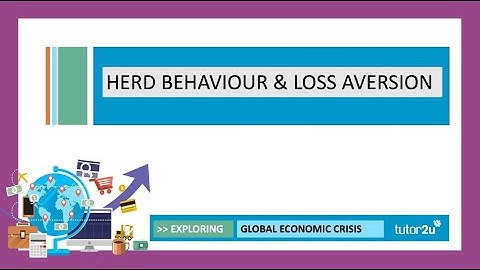 Economics of the Crisis - Herd Behaviour and Loss Aversion [Head Start in A-Level Economics]