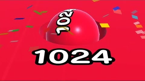 BallRun2048 All level Gameplay level 1