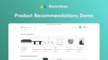 Recombee Product Recommendations - Demo Shop Example