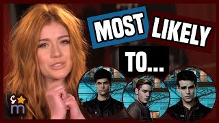 SHADOWHUNTERS Cast Plays "Most Likely To" Game | Shine On Media screenshot 5