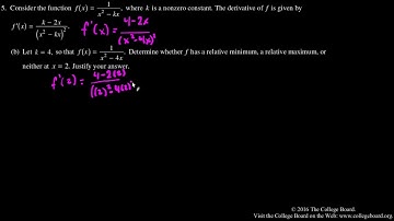 2015 AP Calculus BC Free Response 5b