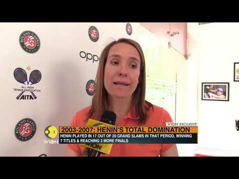 WION Exclusive with Tennis Legend Justine Henin