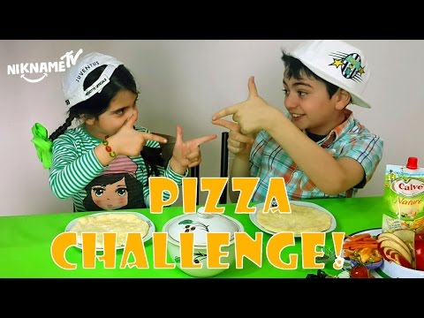 *პიცა ჩელენჯი*, ვთამაშობთ ნიკა და ნინჩოსთან ერთად  ვაკეთებთ საჭმელს - პიცა ,  ვიდეო ბავშვებისთის