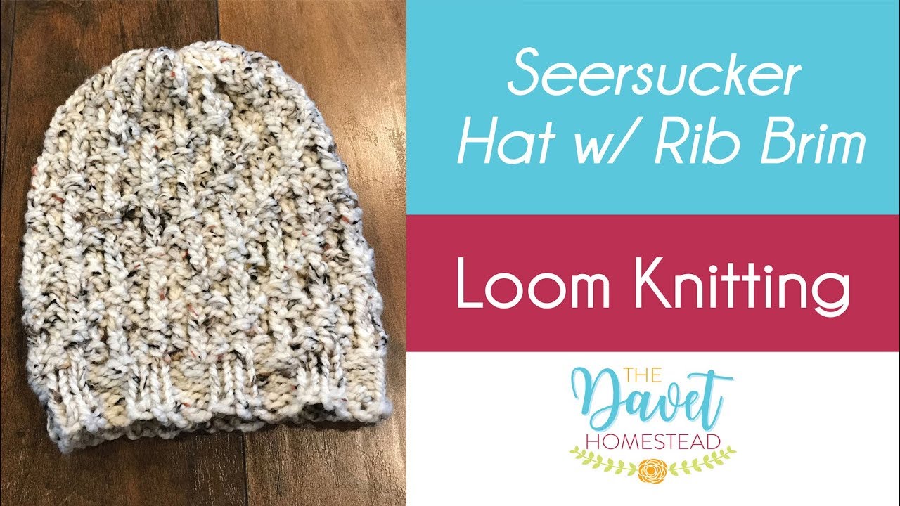 Loom knitting hat for beginners youtube