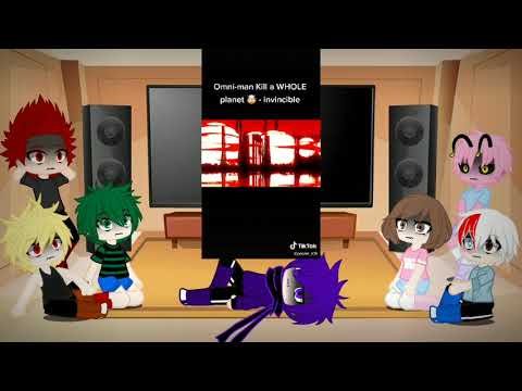 MHA react to Omni man vs Planet