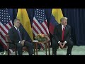 Rueda de prensa de los Presidentes de Colombia y Estados Unidos - 25 de septiembre  de 2018