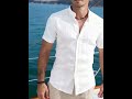 MEN’S TEXTURED SUMMER SHIRT | Slim Fit Resort Style Short Sleeve