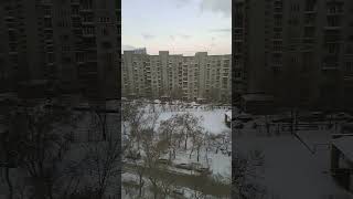 Зима вернулась #Снег#Зима#Хабаровск