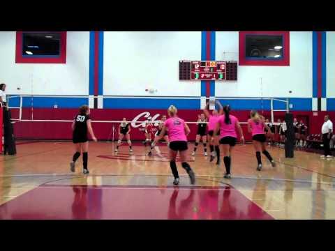 Katie Peterson Middle Blocker Goal Play intercolle...