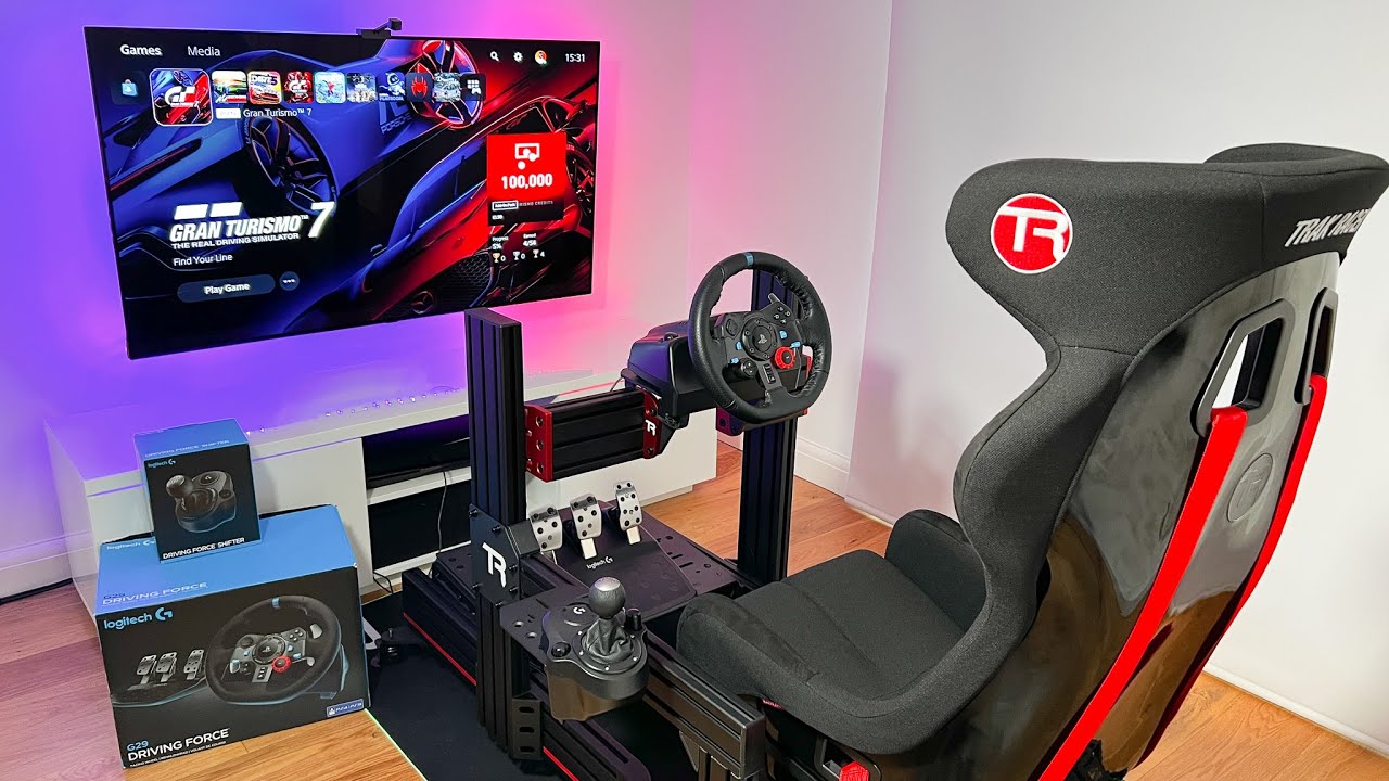 Gran Turismo 7 with Logitech G29 + Driving Force Shifter