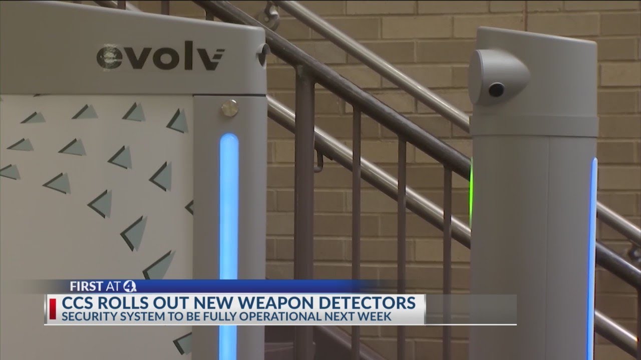 Columbus City Schools rolls out new weapon detectors - YouTube