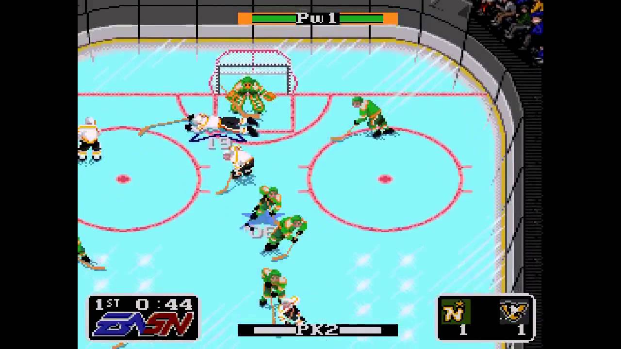 NHL Hockey 92  (Sega Genesis) - YouTube