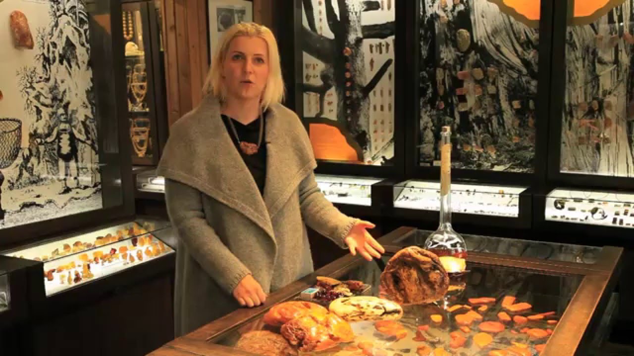 History of Amber - Rasa Puronaitė, Amber Gallery-Museum, Nida, Lithuania - Unravel Travel TV