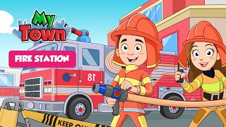 My Town : Fire station Rescue - Game Trailer screenshot 1