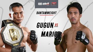 SENGIT! GUGUN GUSMAN VS MARIO SATYA | FULL FIGHT ONE PRIDE MMA 77 KING SIZE NEW #2 JAKARTA