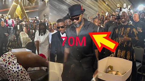 This is The Billionaire Who Spray Obi Cubana 100million Cash At His 50th Birthday In Transcorp Abuja