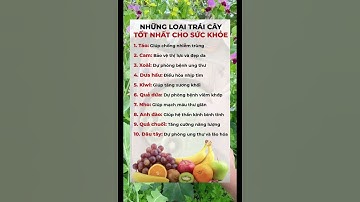 những loại trái cây tốt nhất cho sức khoẻ#shots