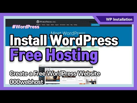 Install WordPress on free web hosting - 000webhost