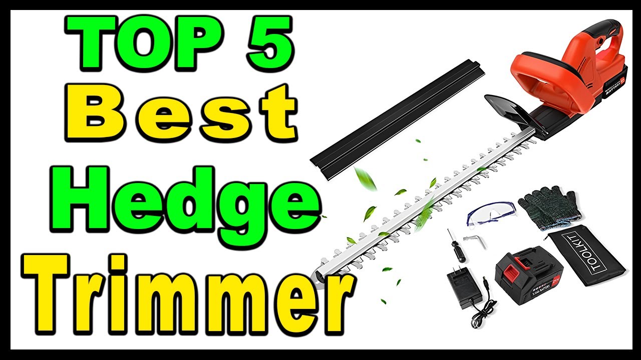 TOP 5 Best Cordless Hedge Trimmer Review 2024 - YouTube