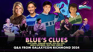 Blue's Clues Cast and Creator Q&A | GalaxyCon Richmond 2024 | Steve Burns, Josh Dela Cruz