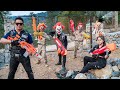 LTT Films : TEAM Silver Flash S.E.A.l X Nerf Guns Fight Crime Group Rocket Mask Super Soldier Squad