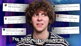 MY MOST INSANE TRANSPHOBIC HATE COMMENTS ARE HILARIOUS… | NOAHFINNCE