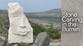 Stone carving in the Burren