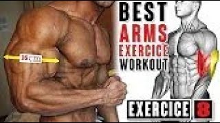 أقوى جدول تدريبي للذراع زيادة حجم الذراع و تكبيرها بايسبس و ترايبس  Arms Exercises Workout
