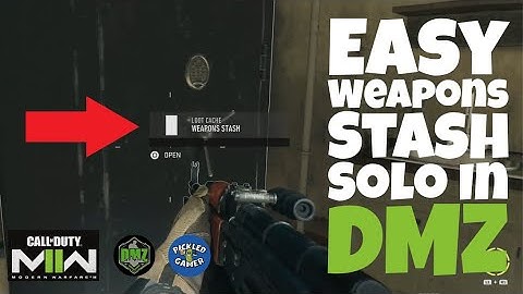 How To Complete Weapons Stash Contract Solo DMZ