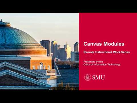 Canvas Modules